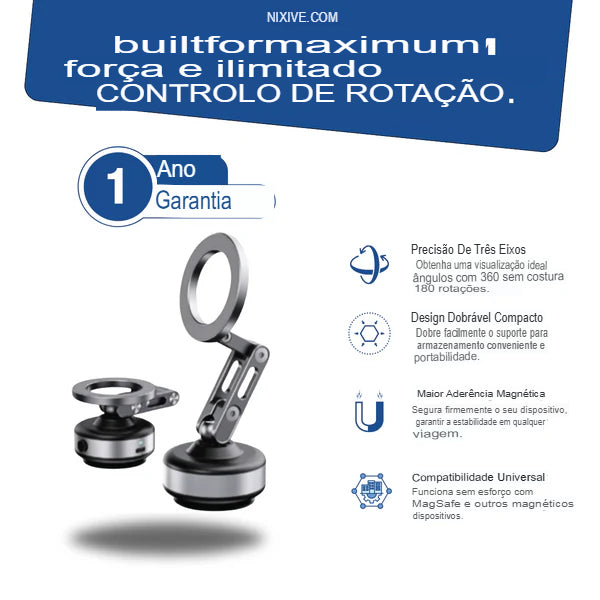 Suporte MagGrip Axium 360 para carro + Brinde Exclusivo