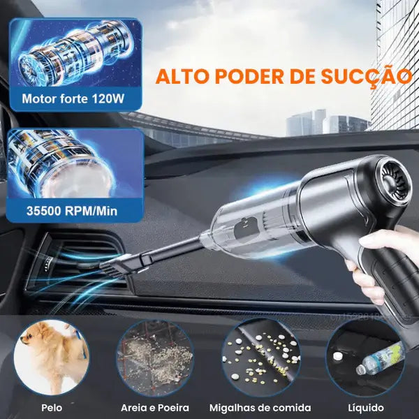 Aspirador de Pó Portátil 4 em 1 Master Cleaner® - FRETE GRÁTIS + BRINDE EXCLUSIVO