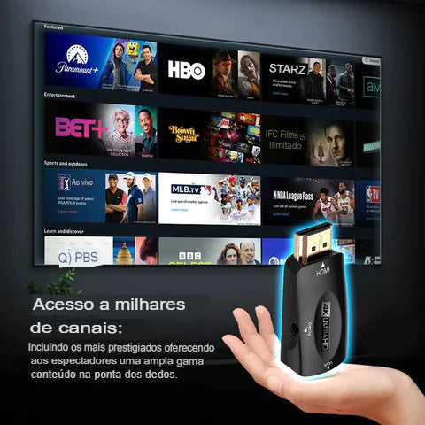 Dispositivo de Streaming TV SmartAunlu™ -  + Brinde Exclusivo