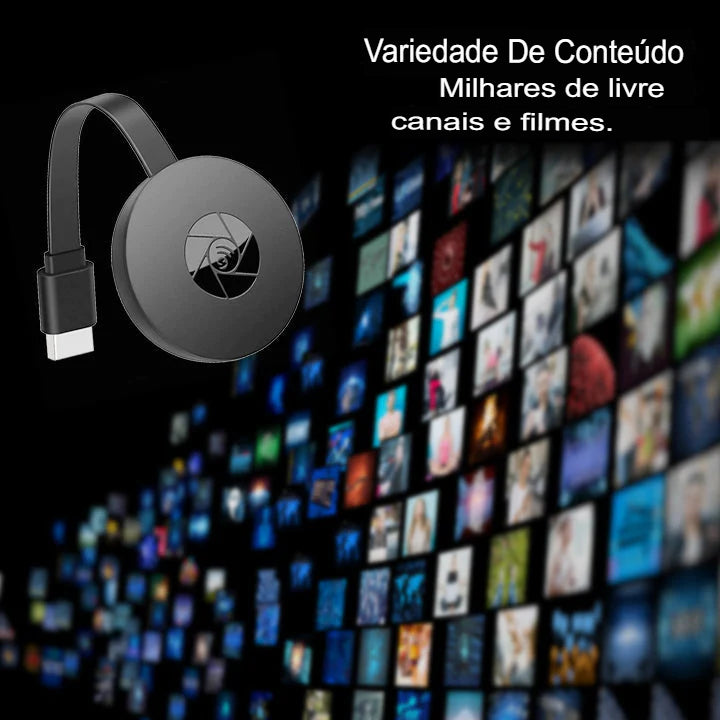 Dispositivo de streaming Lefin TV™ - Acesse todos os canais gratuitamente sem mensalidade + Brinde Exclusivo