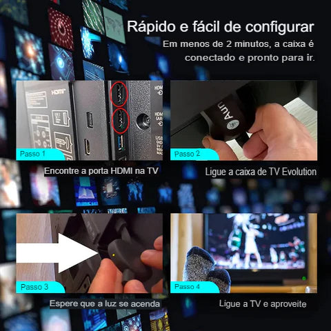 Dispositivo de Streaming TV SmartAunlu™ -  + Brinde Exclusivo