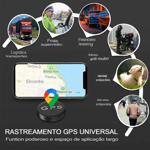 Mini rastreador GPS magnético EasyFind AZR™ + Brinde Exclusivo