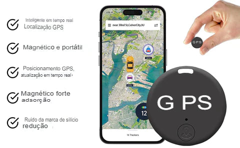 Mini rastreador GPS magnético EasyFind AZR™ + Brinde Exclusivo