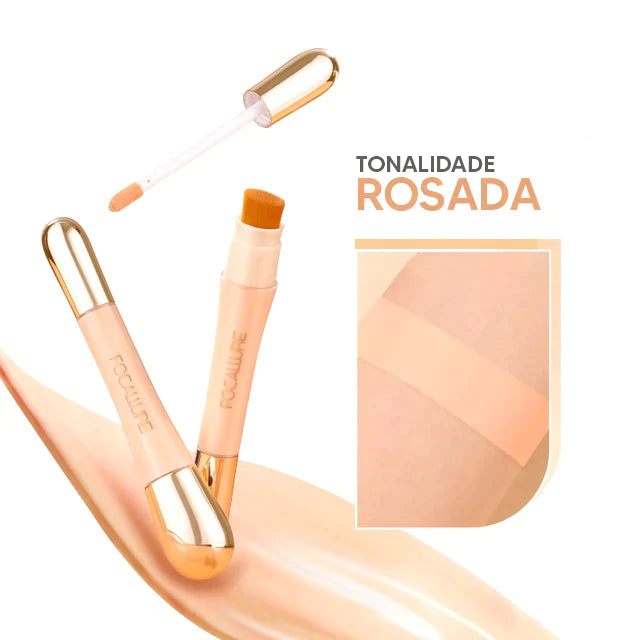 Base Focallure 2 em 1- Anti Rugas e Hidratante + Brinde Exclusivo