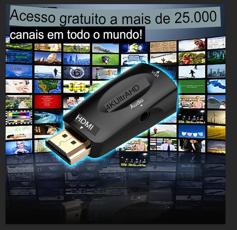 Dispositivo de Streaming TV SmartAunlu™ -  + Brinde Exclusivo