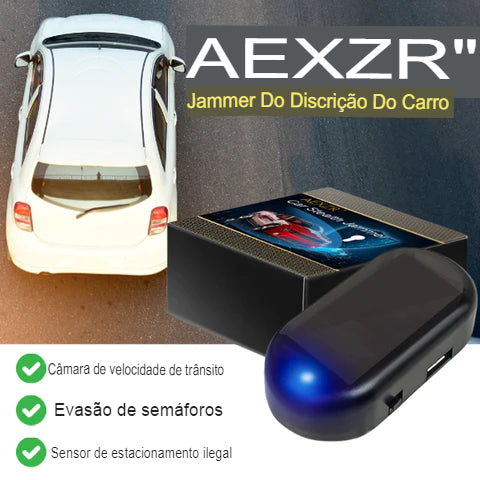 Bloqueador de radares, câmeras de semáforo e sensores para Carros AEXZR™ + Brinde Exclusivo