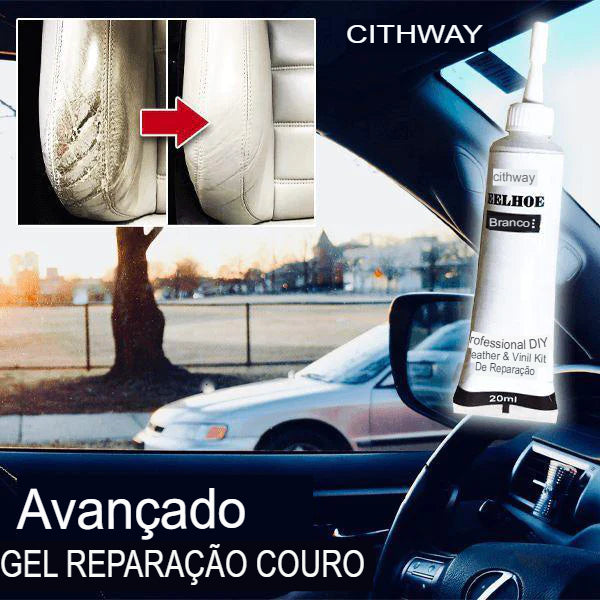 Gel reparador avançado Cithway™ -  Repara Fácil e Rapidamente buracos, rasgos e arranhões em couro e vinil de qualquer cor - Pague 1 Leve 2